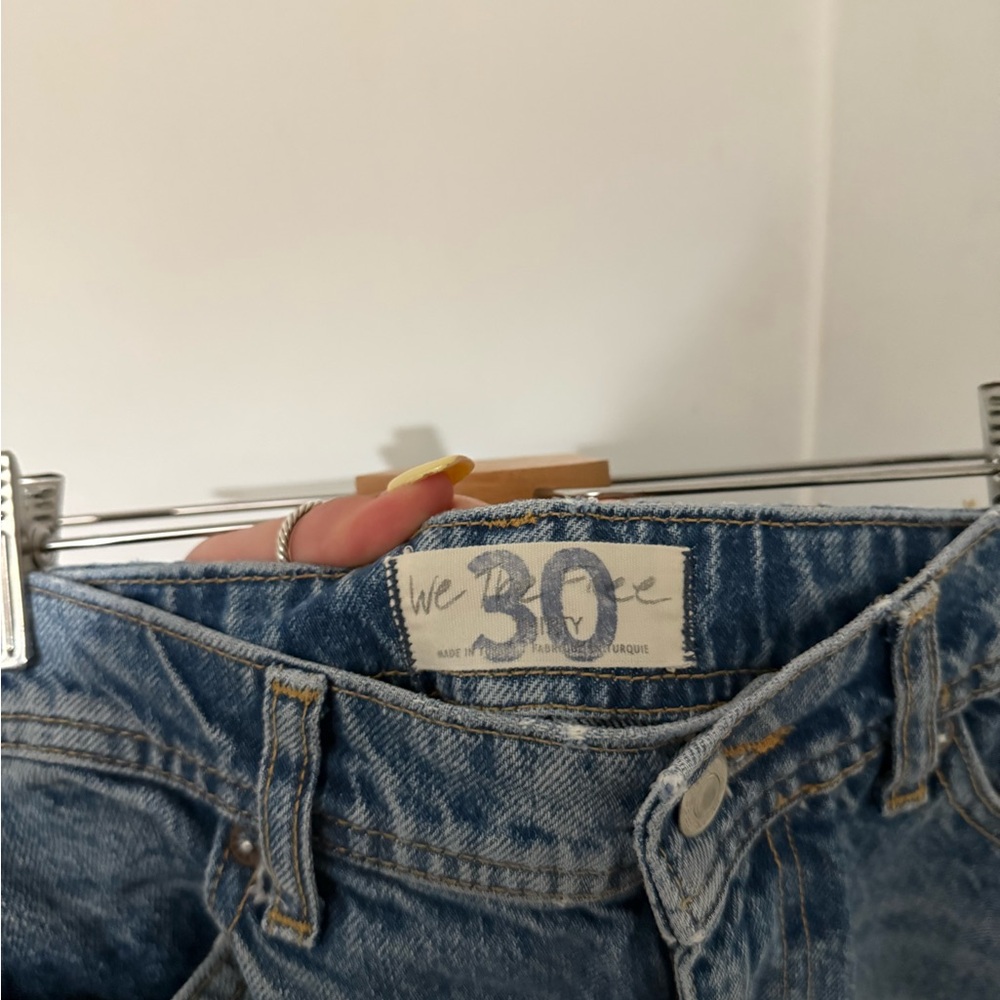 Free People Medium-Wash Denim Jeans with Classic Fading